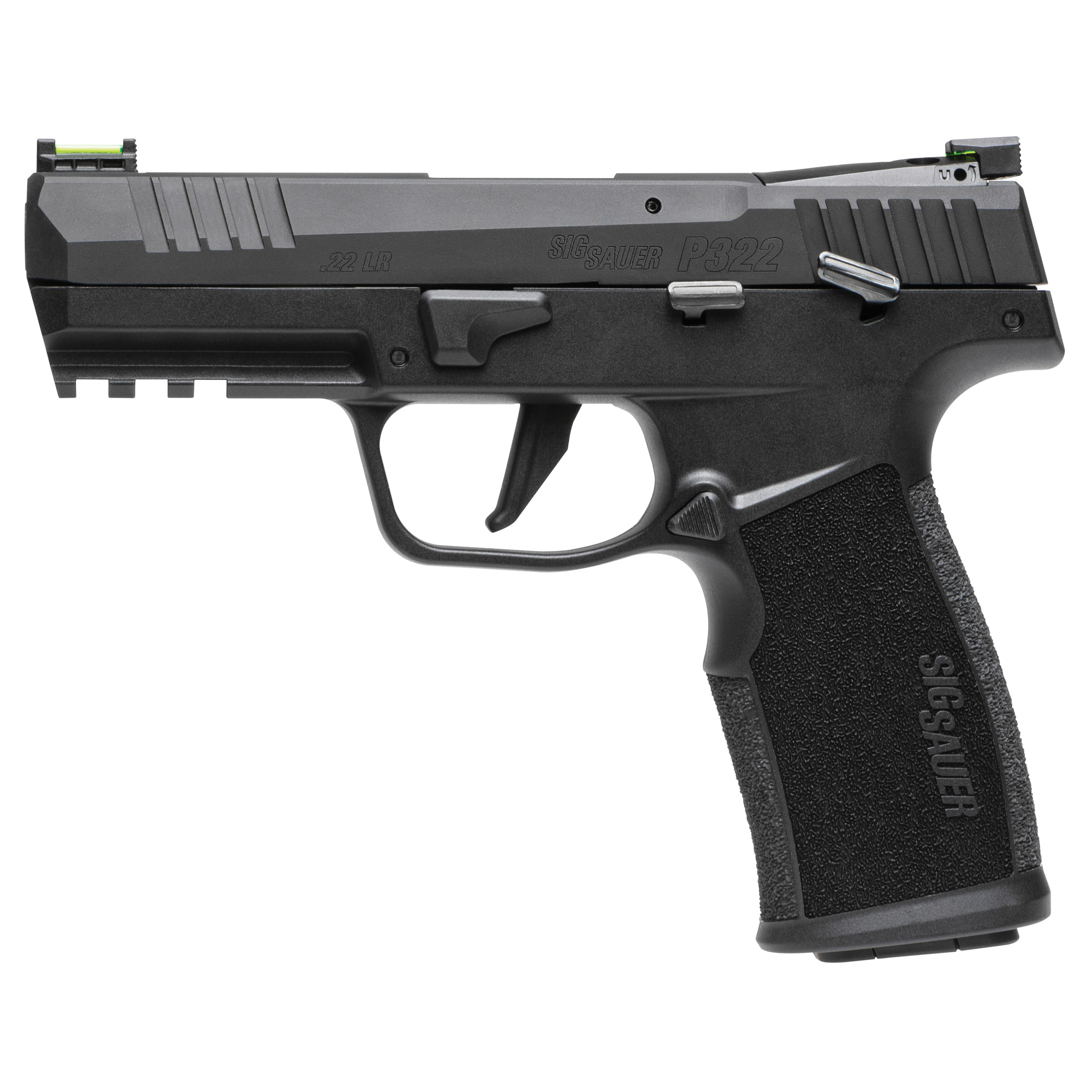 Sig P322 Suppressor Ready 22 LR Pistol With Optics Ready Slide Black