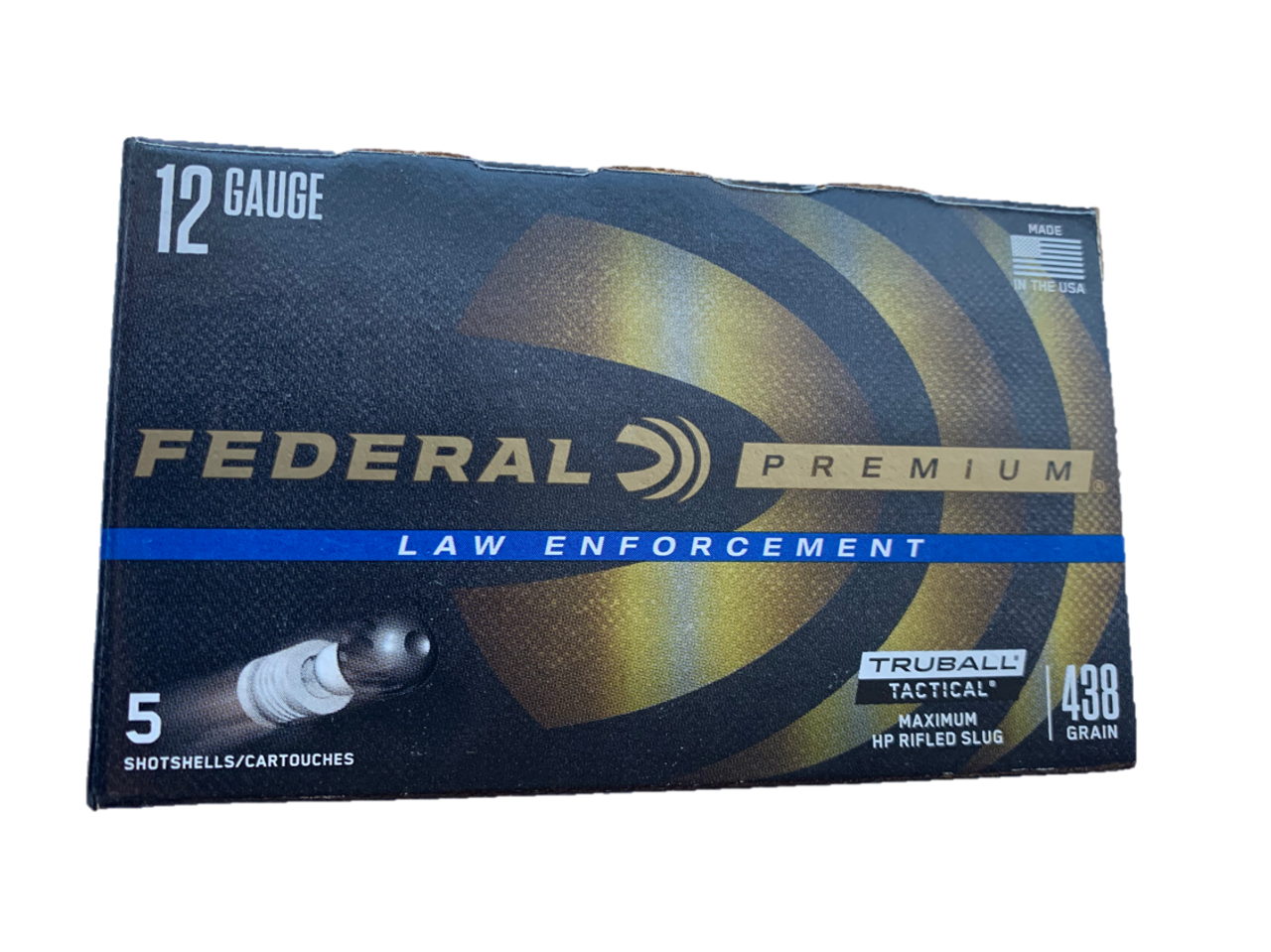 Federal Law Enforcement Tactical TruBall Rifled Low Recoil Ammo