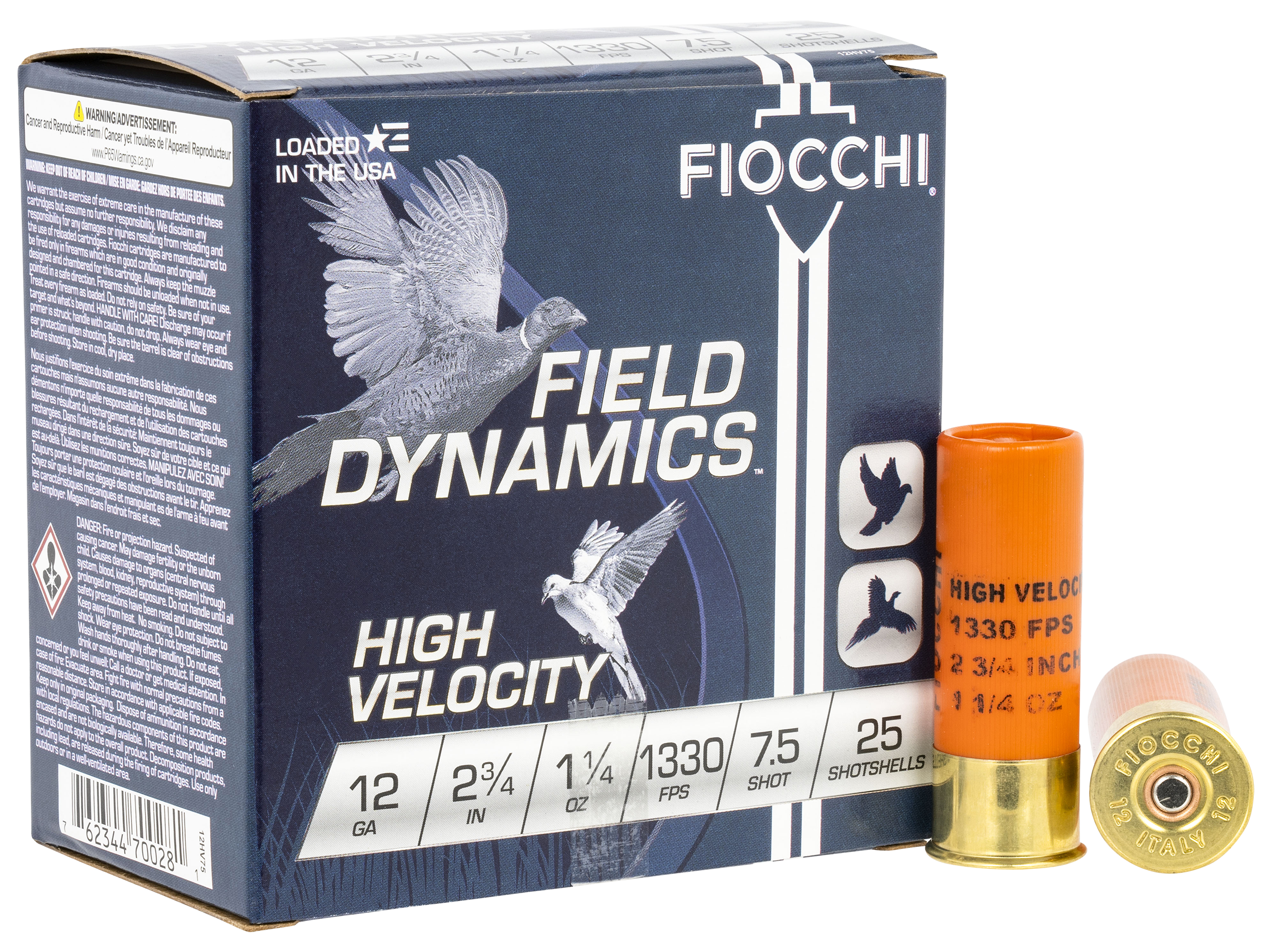 Fiocchi Field Dynamics High Velocity Free Shipping 1-1/4oz Ammo