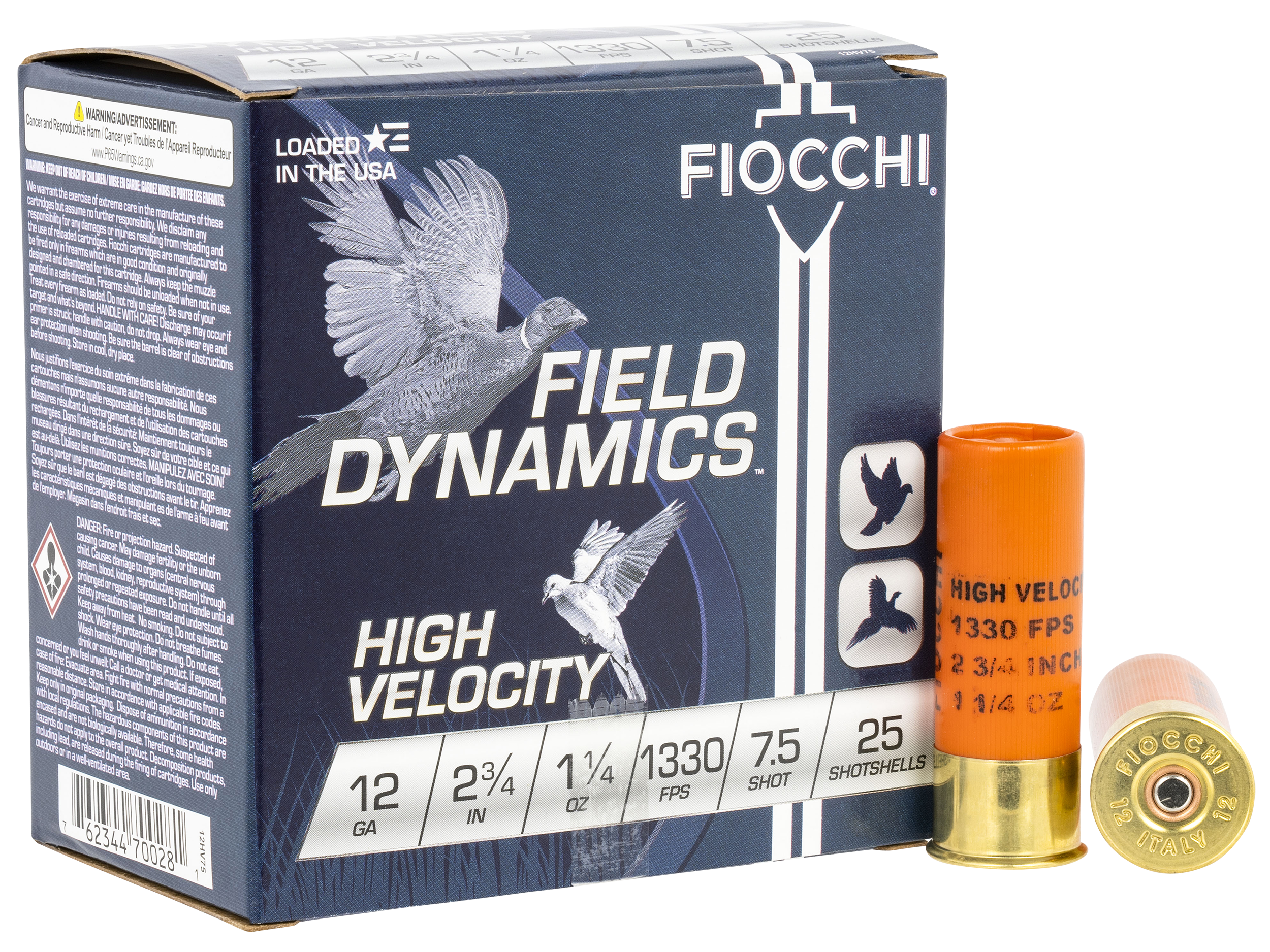 Fiocchi Field Dynamics High Velocity Free Shipping 1-1/4oz Ammo