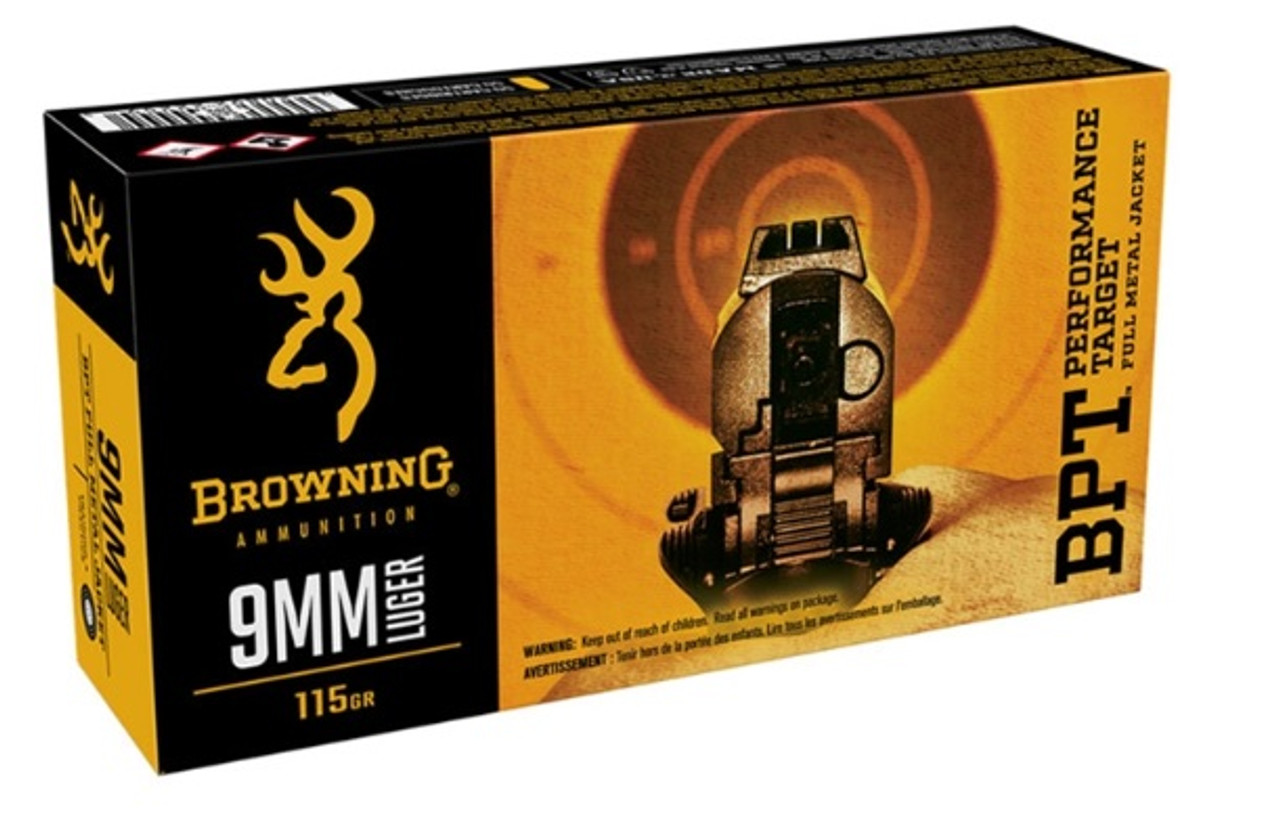 Bulk Browning Performance Target FMJ Ammo