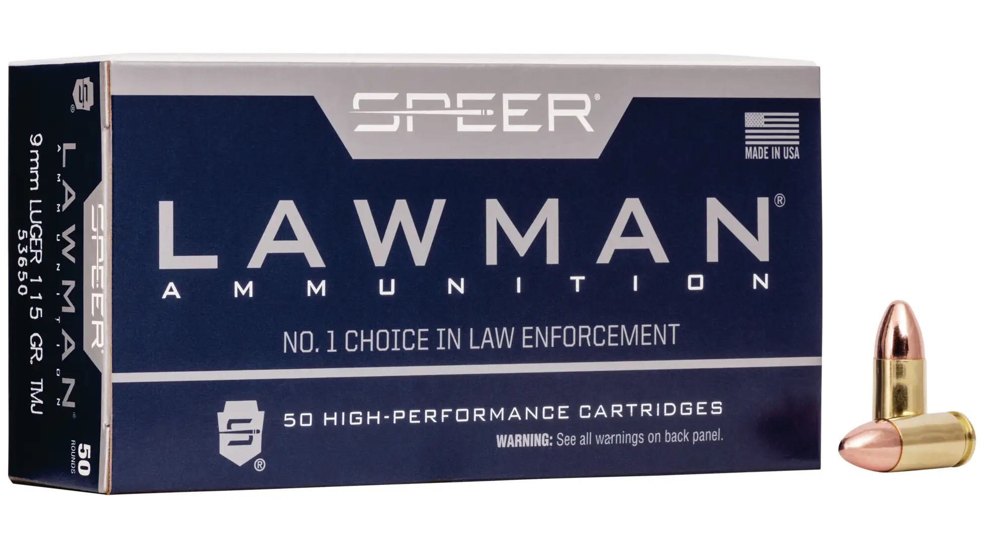 Speer Lawman Brass TMJ Ammo