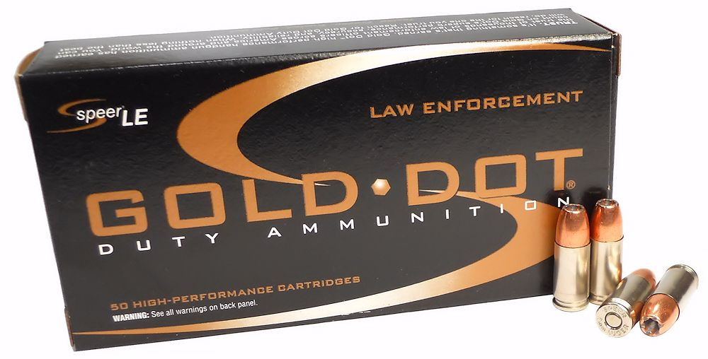Speer Gold Dot LE Duty Luger JHP Ammo