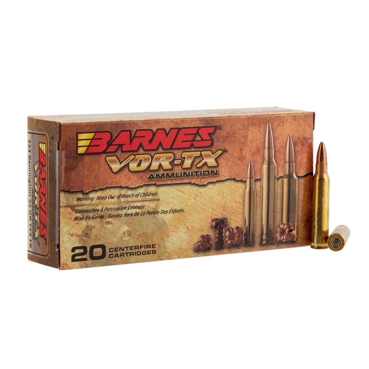Barnes Vor-TX Flat Base TSX Ammo