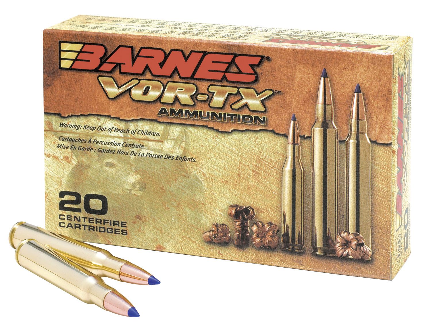 Barnes VOR-TX Tipped Boat Tail Ammo