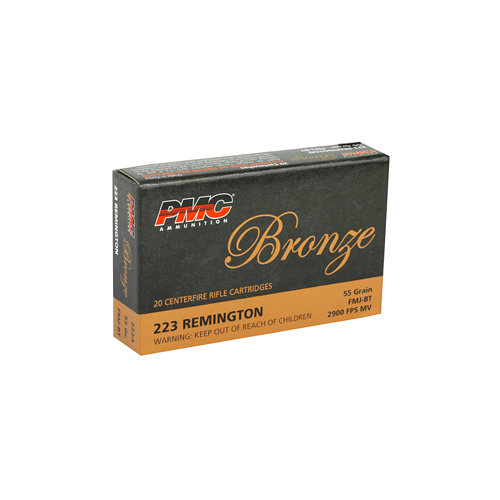 PMC Bronze Boat-Tail FMJ Ammo
