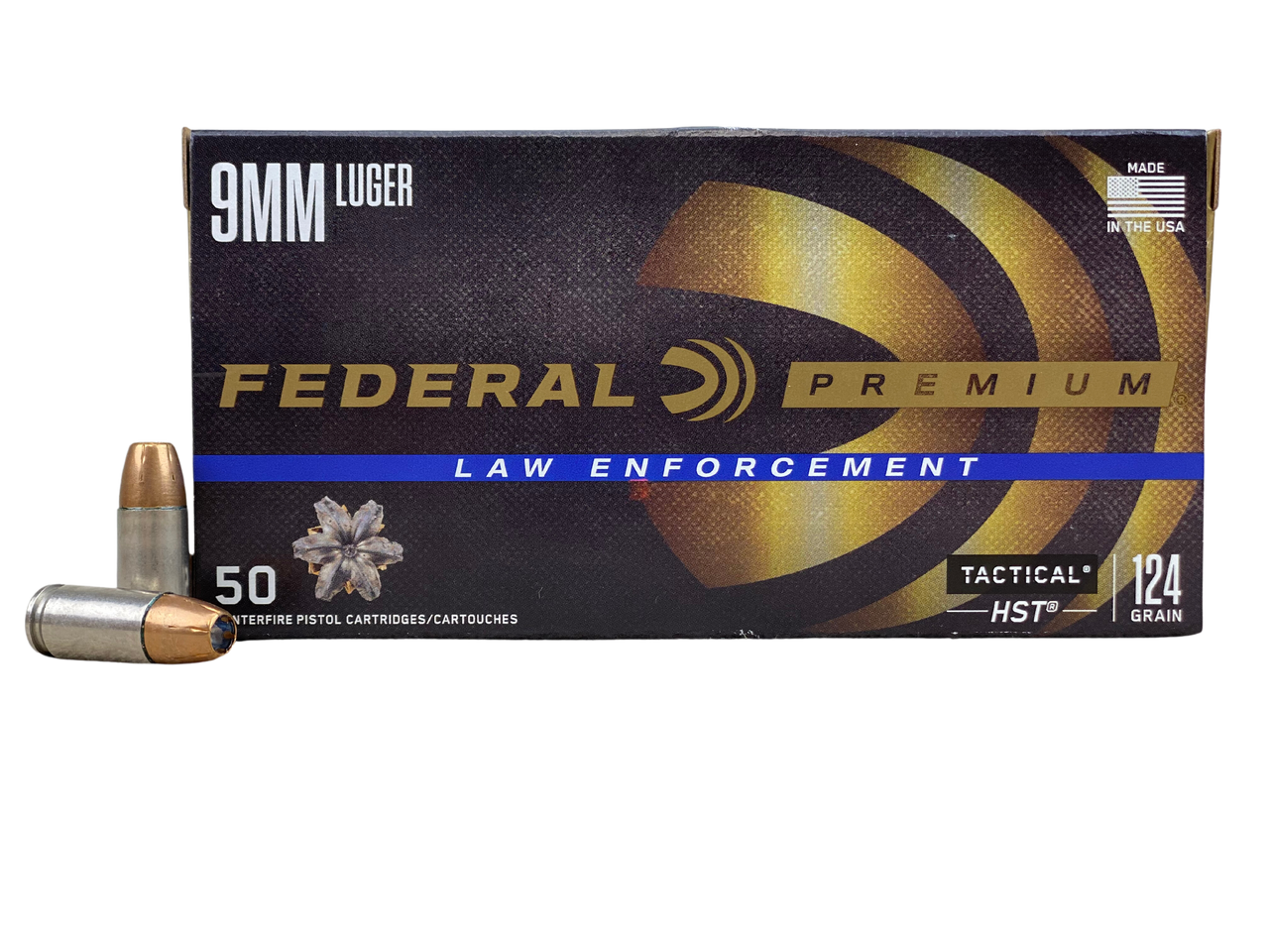 9mm Ammo - Bulk Federal Premium Hydra-Shok Ammo JHP Bulk Federal Premium Hydra-Shok JHP Ammo