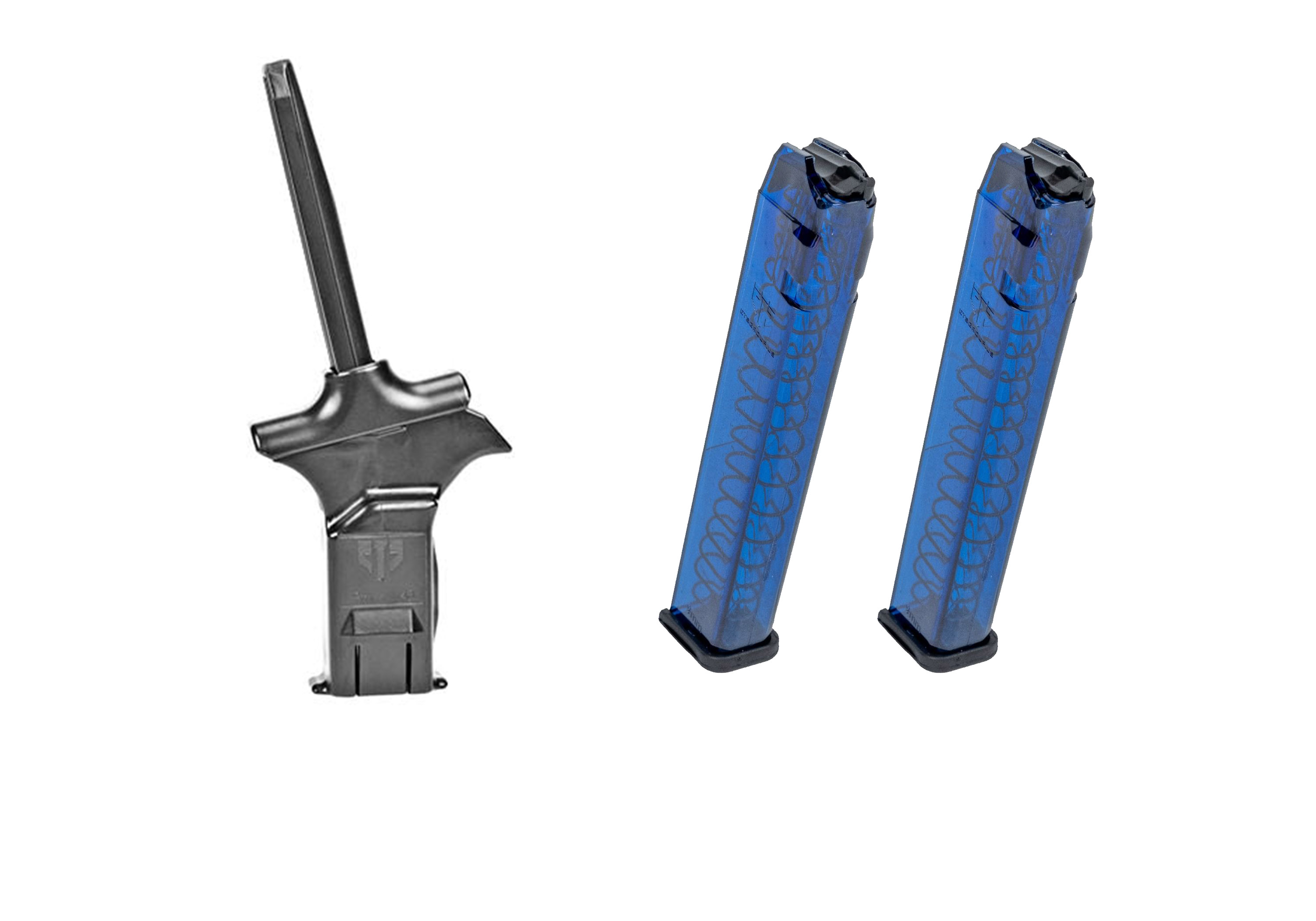 Package Deal - ETS 9mm/.40 Caliber Universal Speed Loader + 2 ETS Glock Magazines