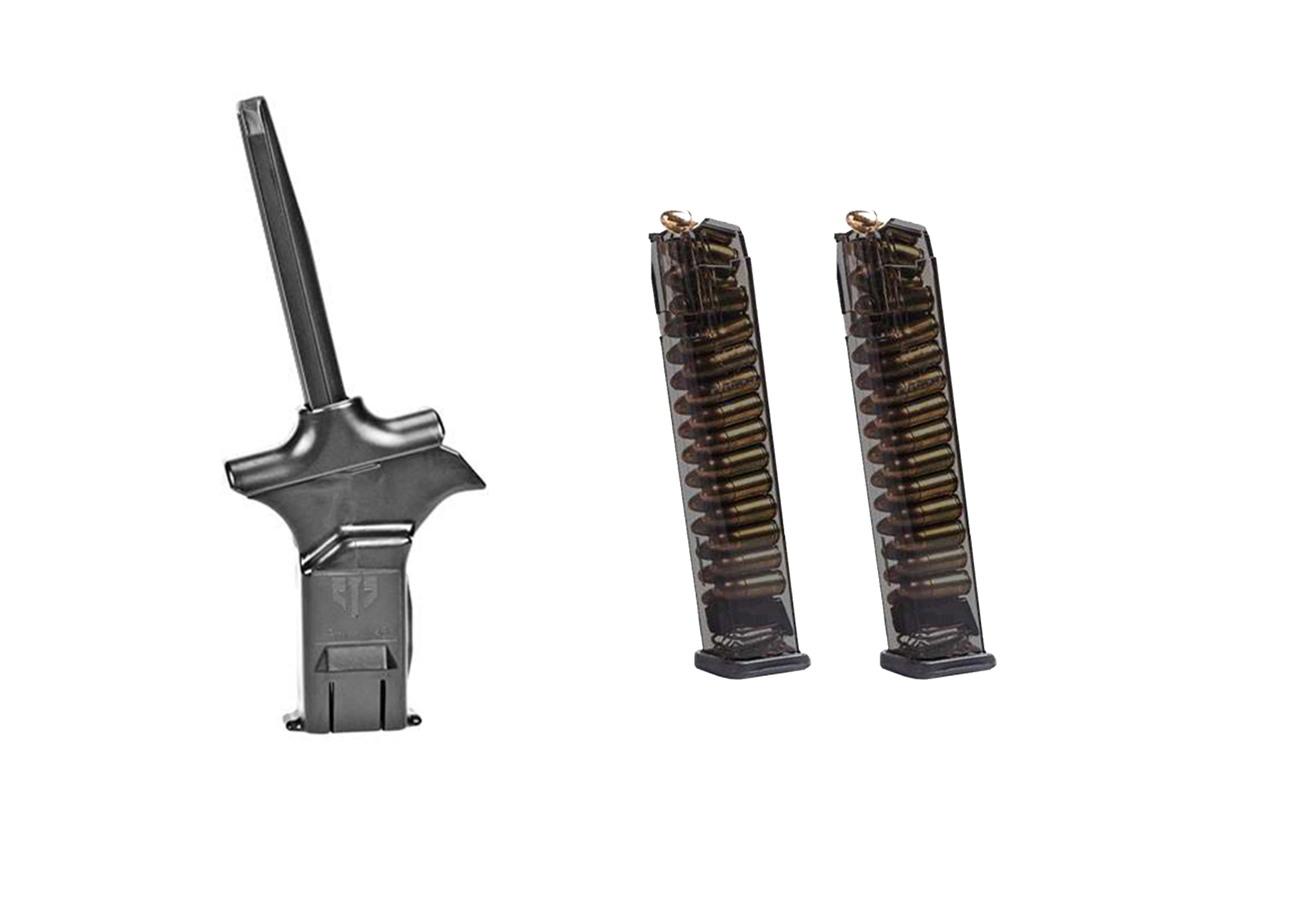 Package Deal - ETS 9mm/.40 Caliber Universal Speed Loader + 2 ETS Glock Magazines