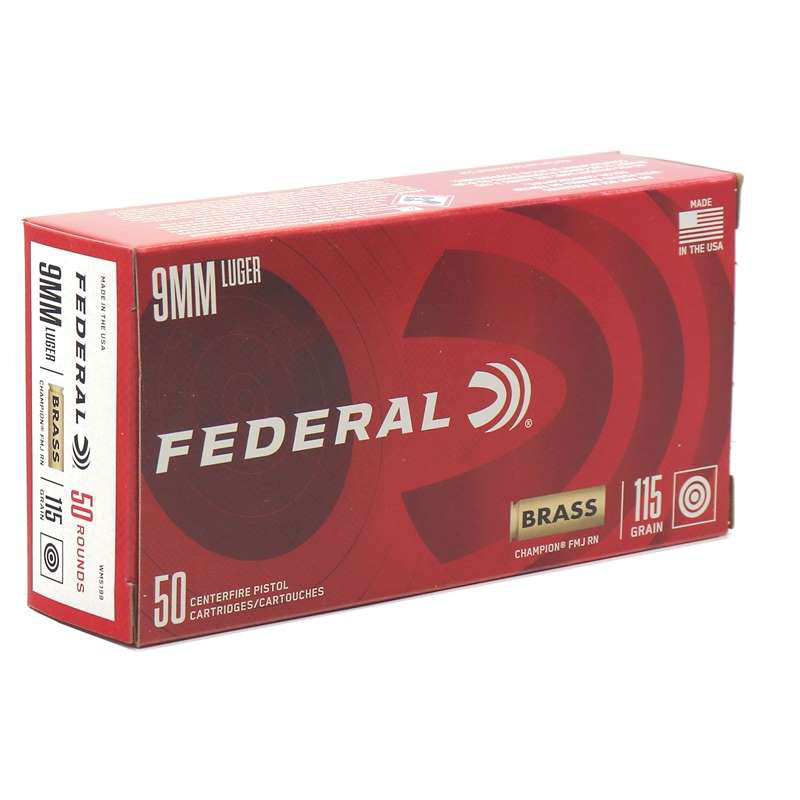 Bulk Federal Champion FMJ Ammo