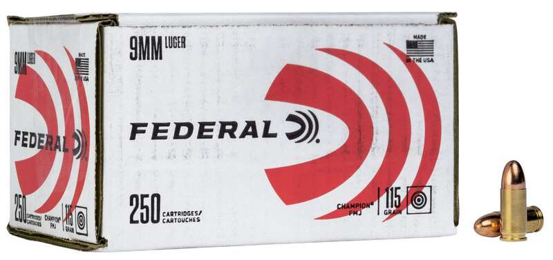 Bulk Federal Champion Training FMJ Ammo