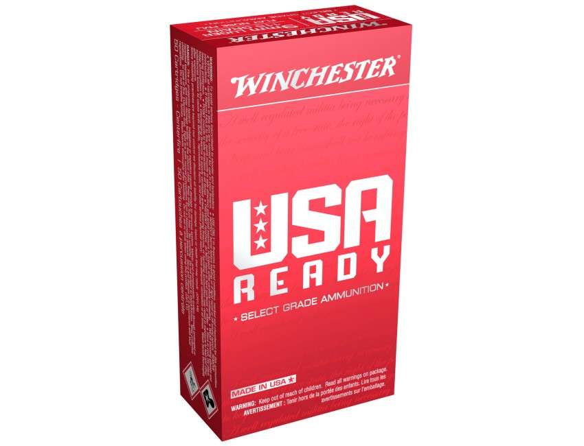 Winchester USA Ready Luger Flat Nose FMJ Ammo
