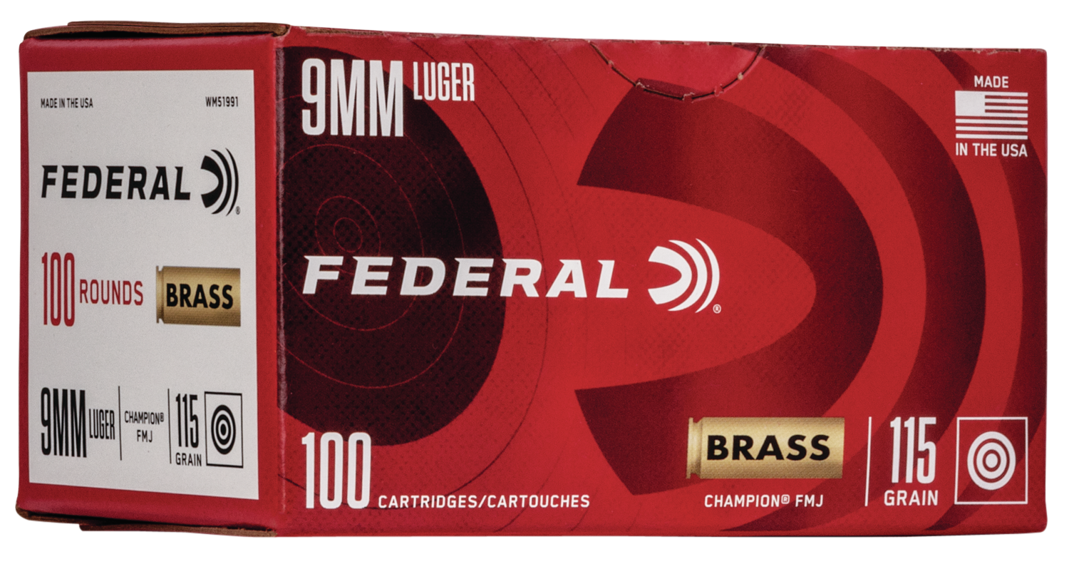 Bulk Federal Champion FMJ Ammo