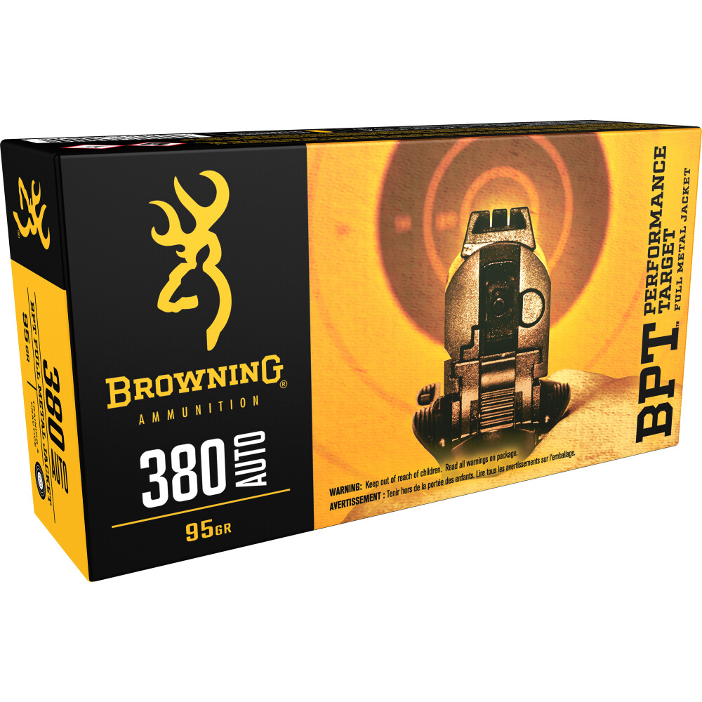Browning AutoACP BPT Performance Target Brass-Cased FMJ Ammo