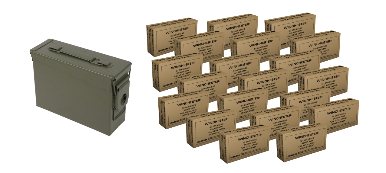 Bulk Pick Your + Military Can FMJ Ammo