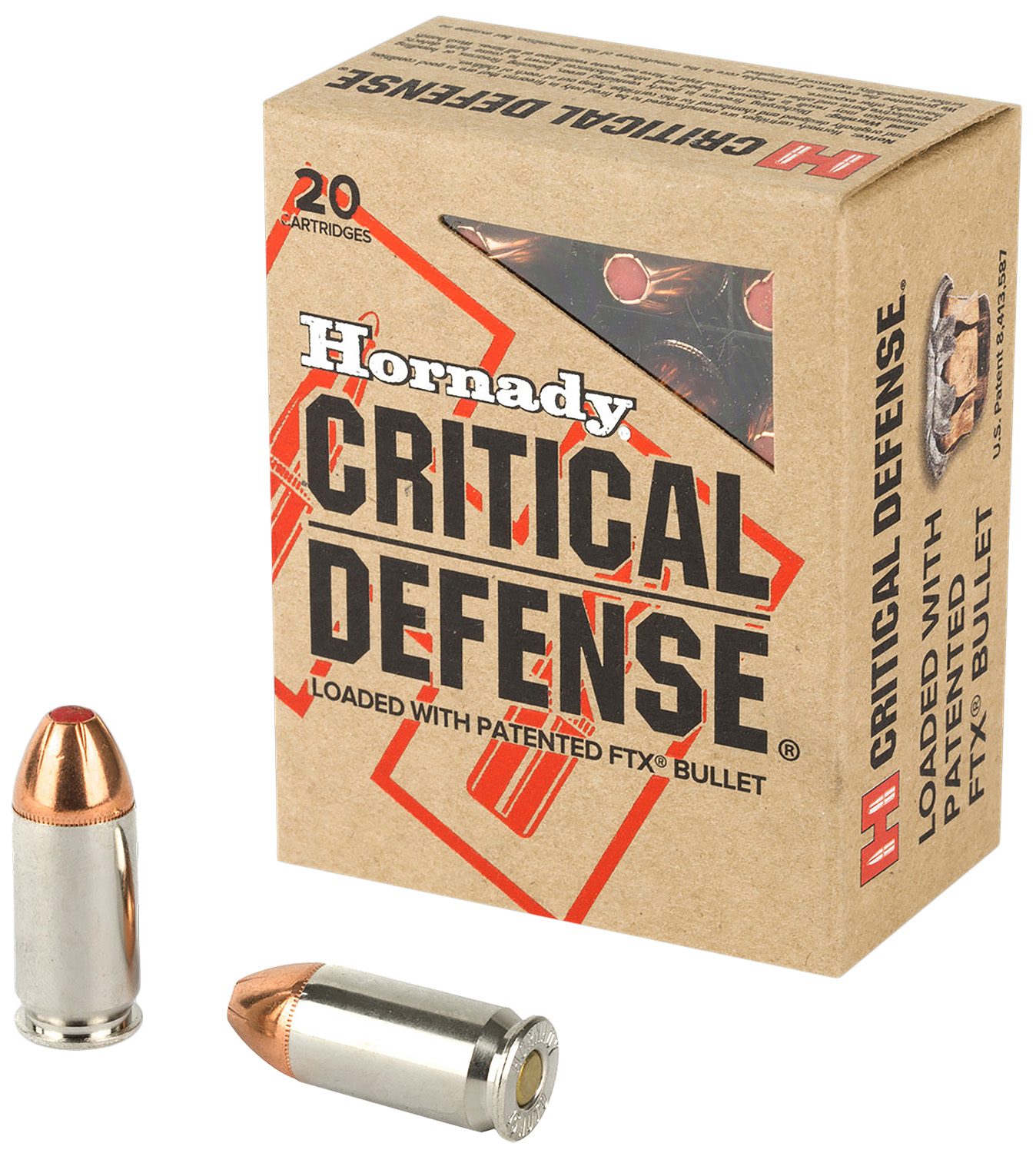 Hornady Critical Defense Flex Tip Expanding Ammo