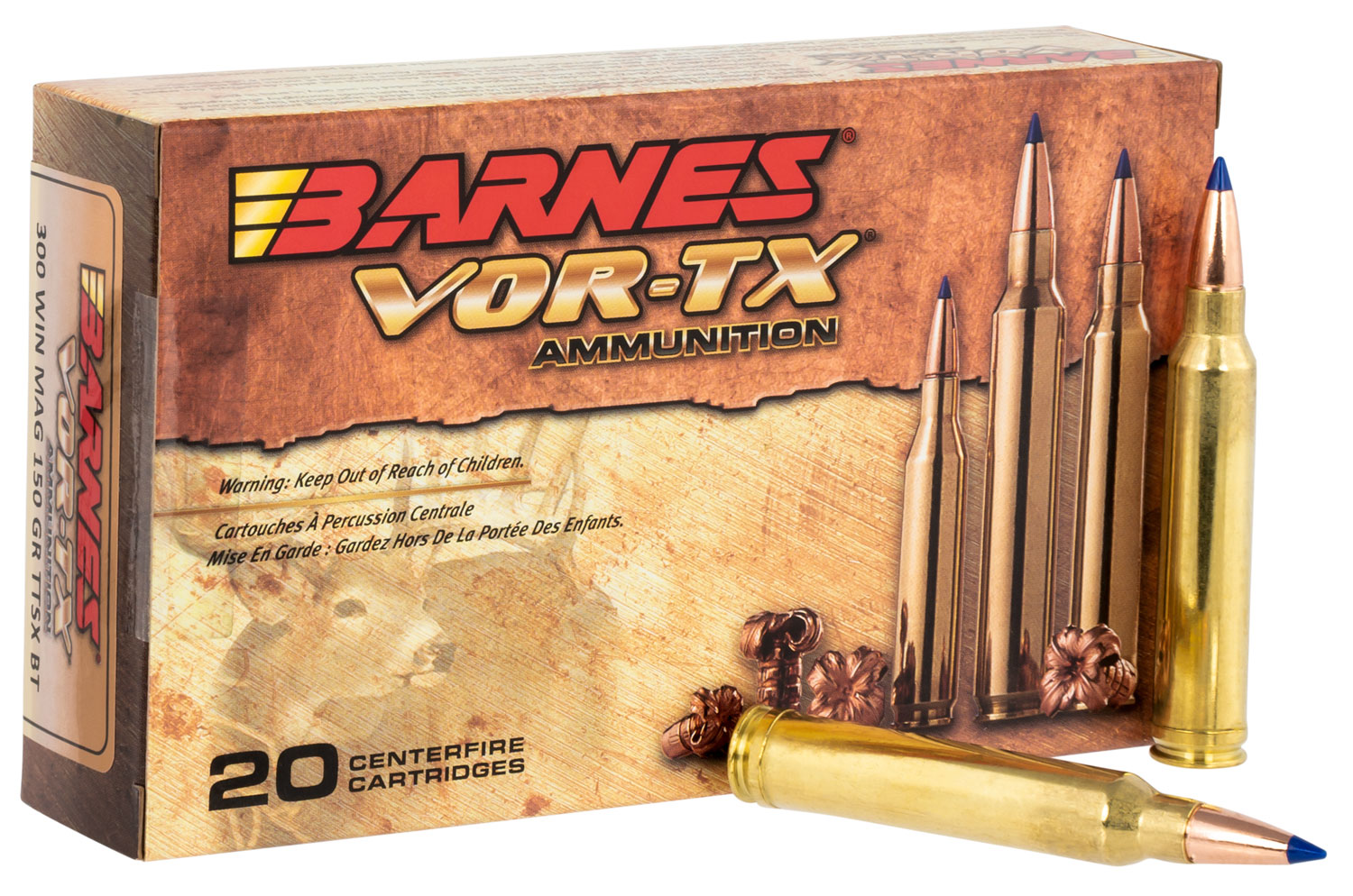 Barnes VOR-TX Tipped Boat Tail TSX Ammo