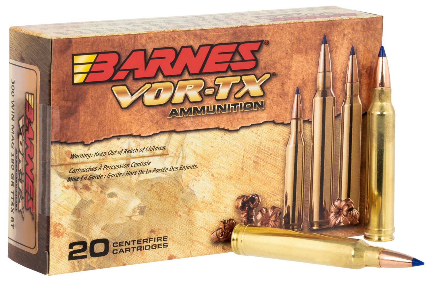 Barnes VOR-TX Tipped Boat Tail TSX Ammo