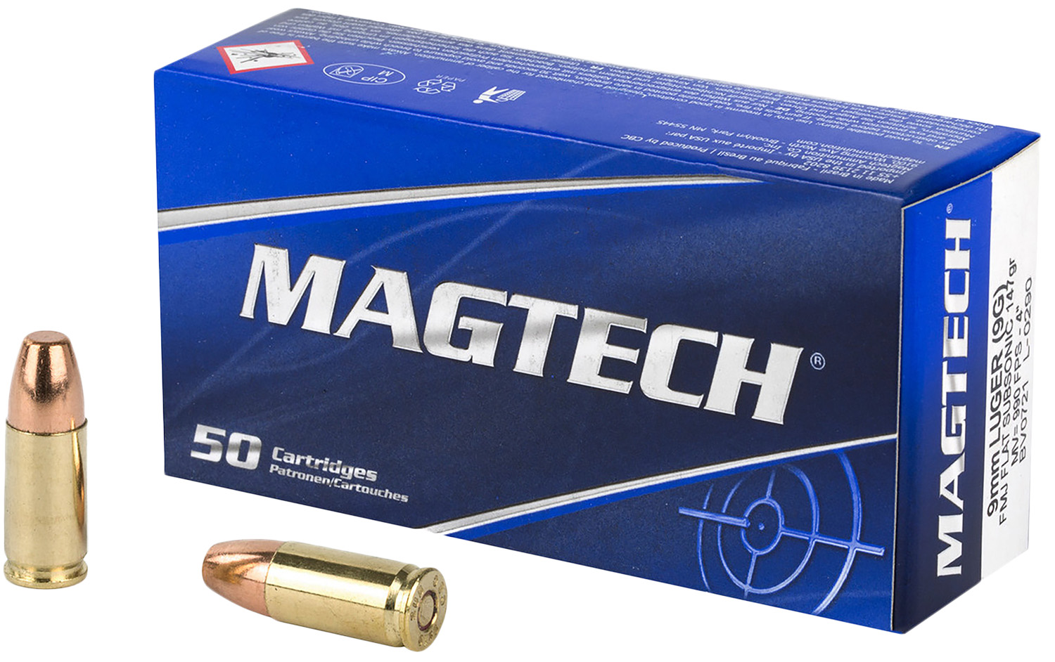 Bulk Magtech RangeTraining Luger FMJ Ammo