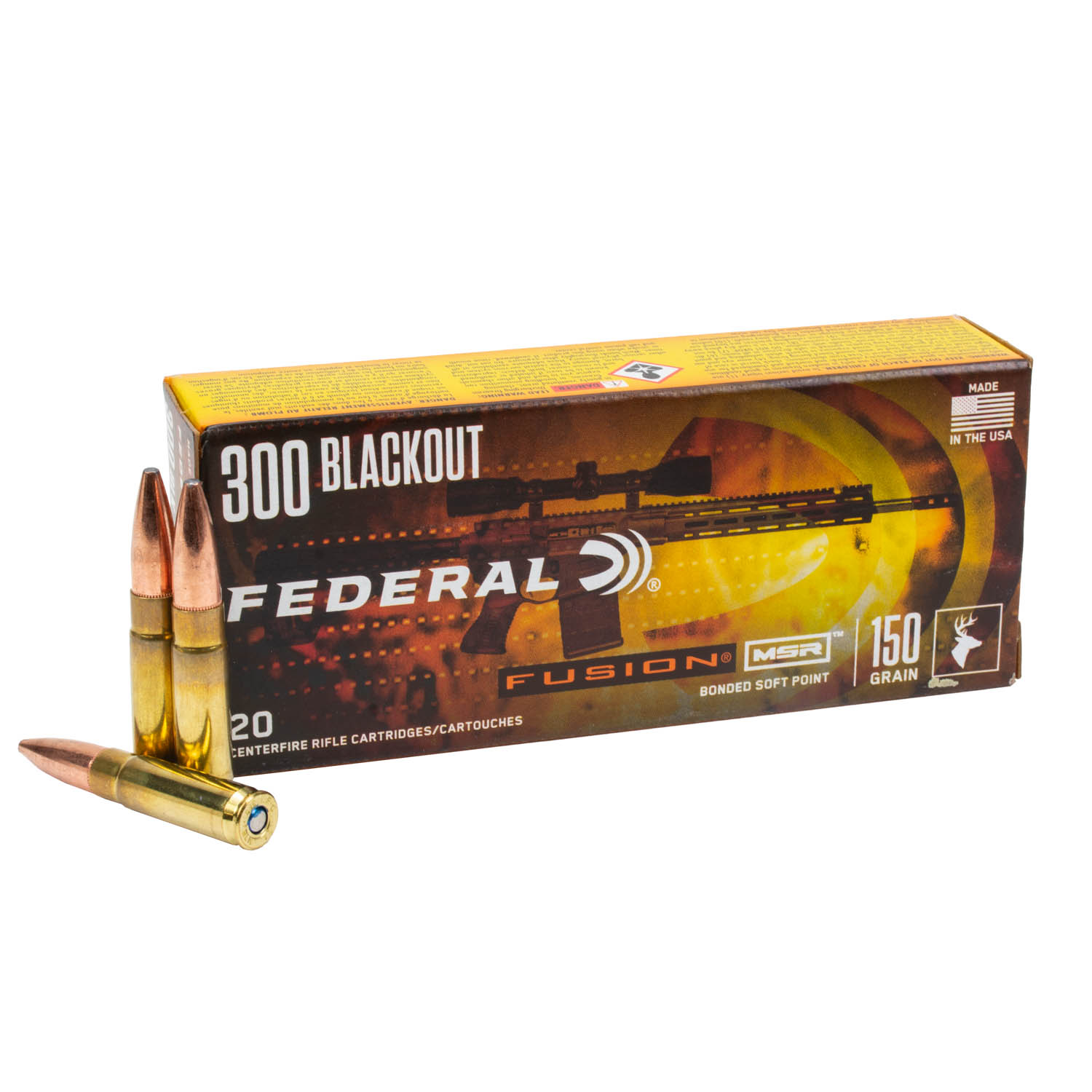 Federal Fusion MSR Bonded SP Ammo