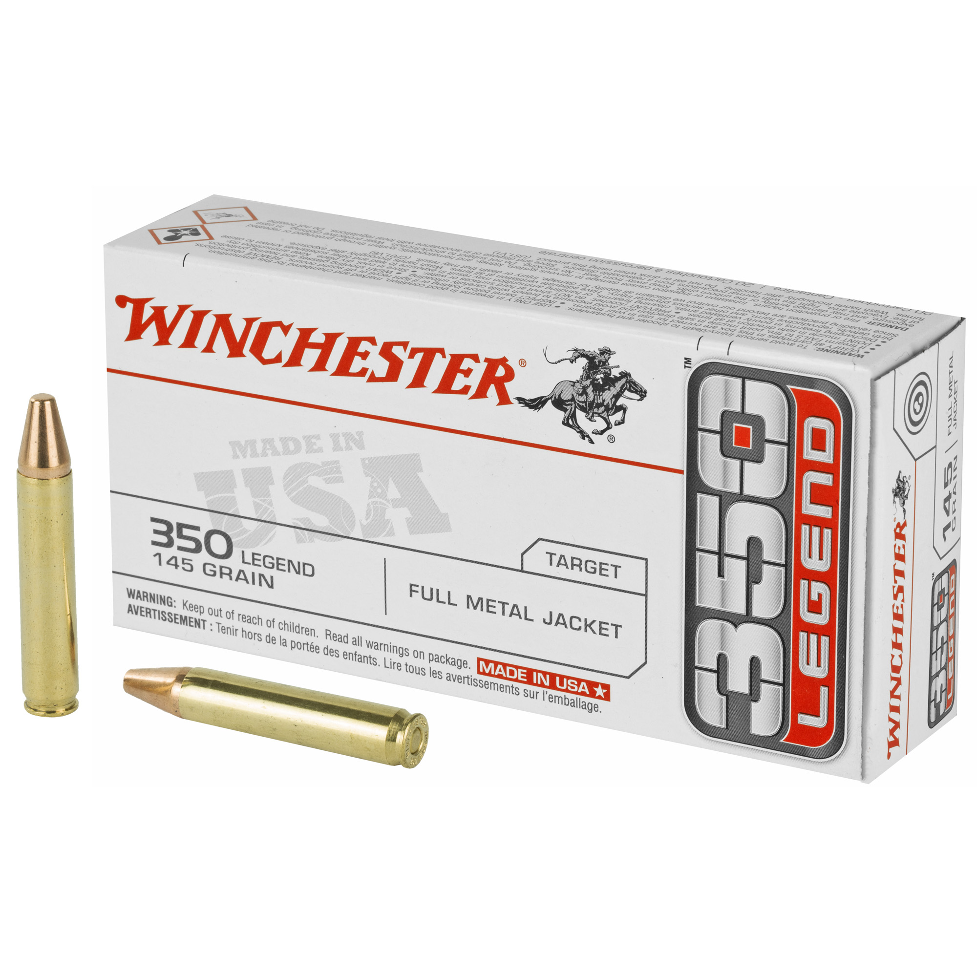 350 Legend Ammo - Winchester USA FMJ Winchester USA FMJ Ammo