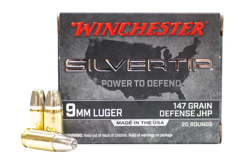 Winchester Silvertip Luger JHP Ammo
