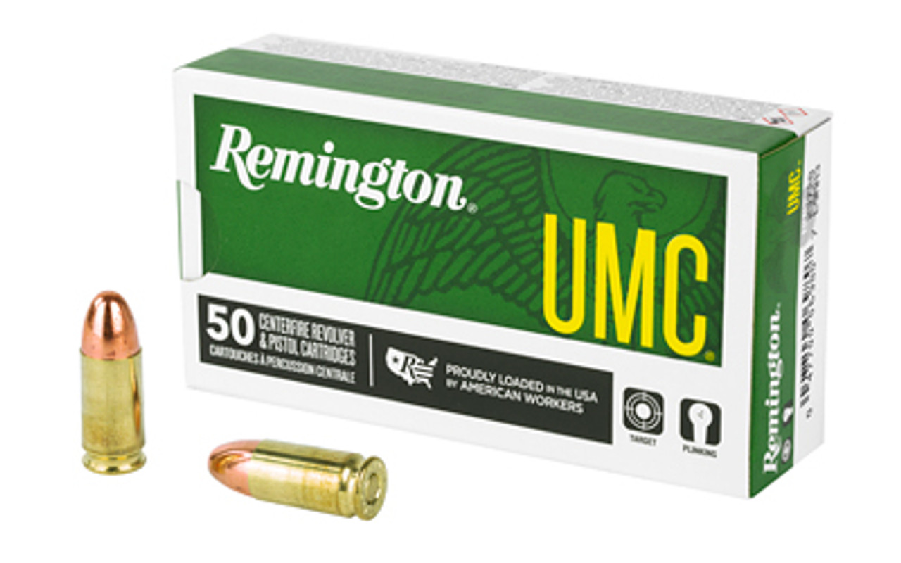 Remington UMC Luger FMJ Ammo