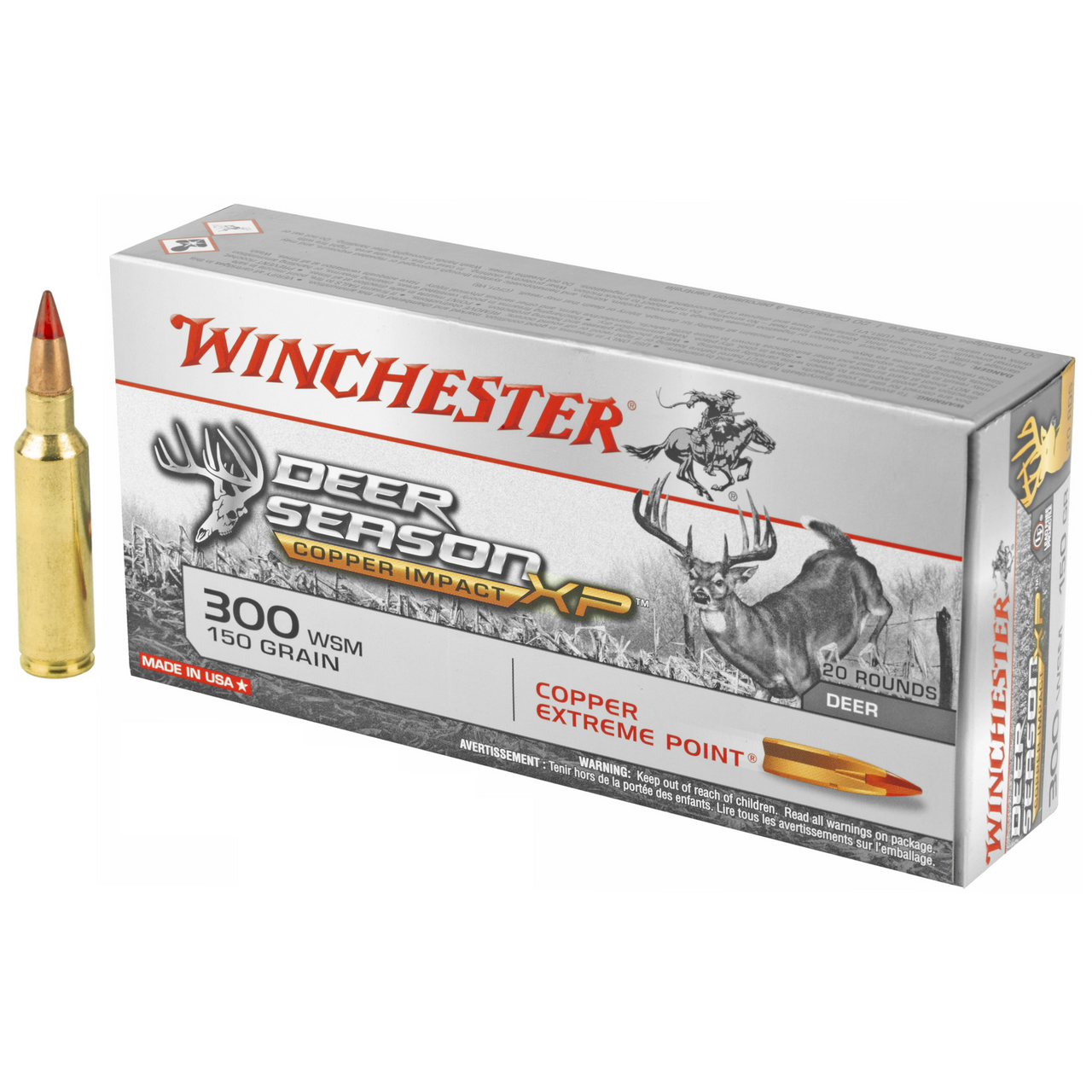 Winchester Copper Extreme Point Lead Free Ammo