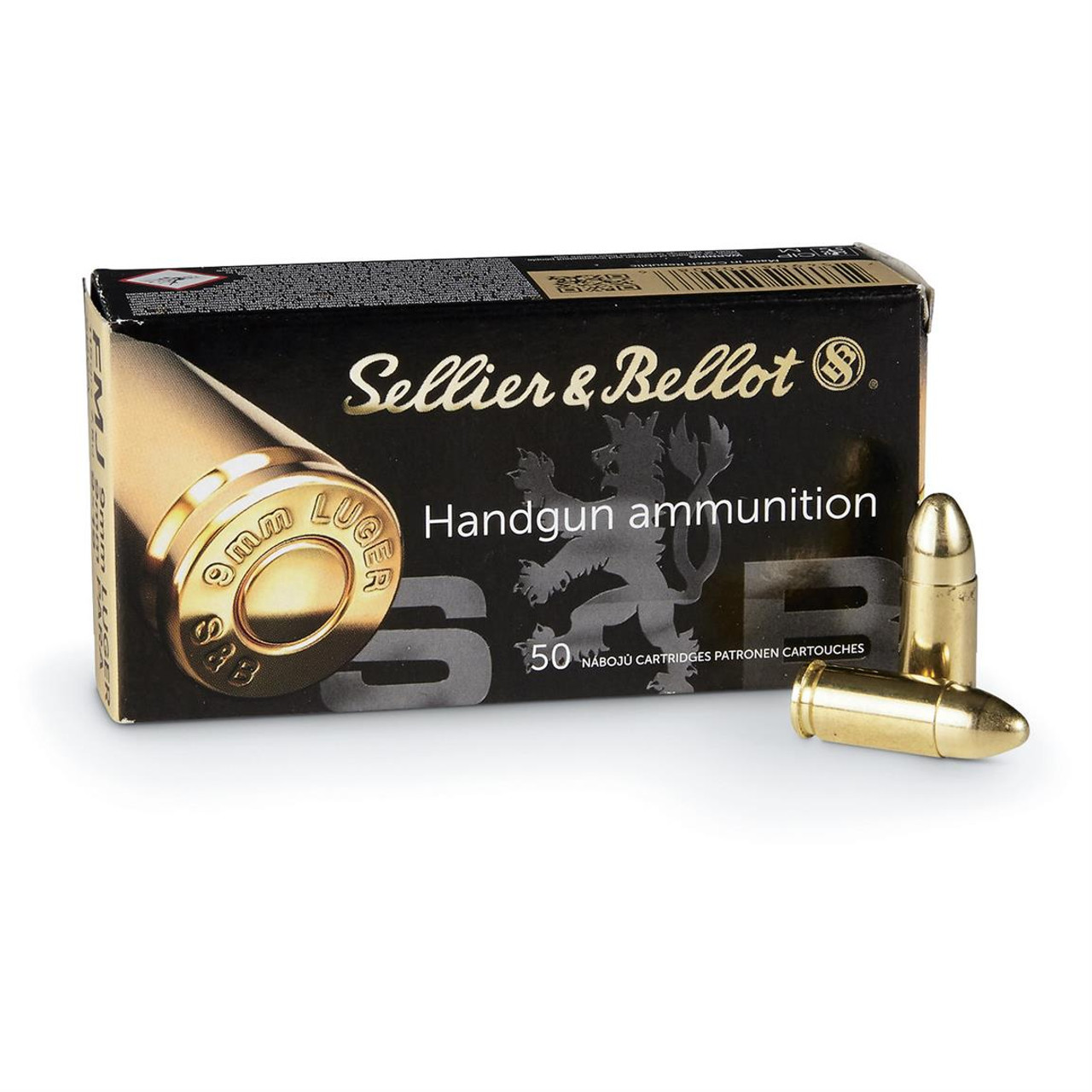 Sellier & Bellot Luger Subsonic FMJ Ammo