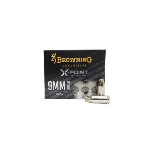 Browning X-Point Defense Luger JHP Ammo
