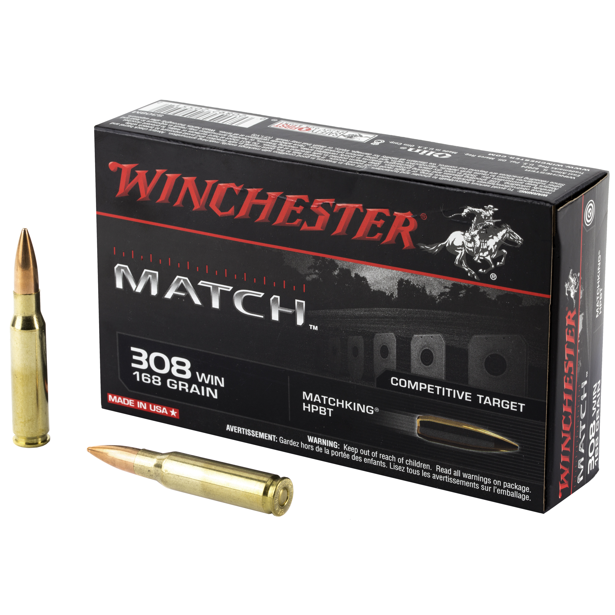 Supreme Match Winchester Boat Tail HP Ammo