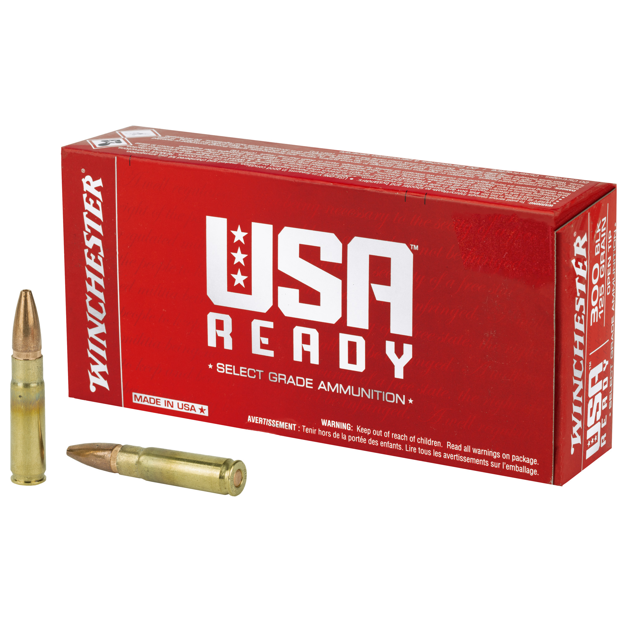 Winchester USA Ready Open Tip Range Ammo