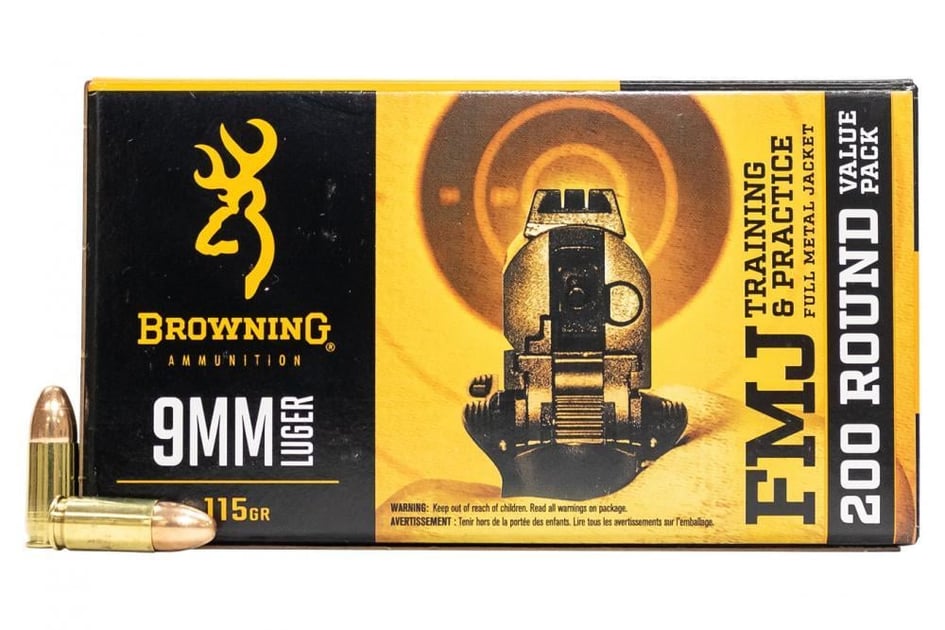 Browning Luger FMJ Ammo