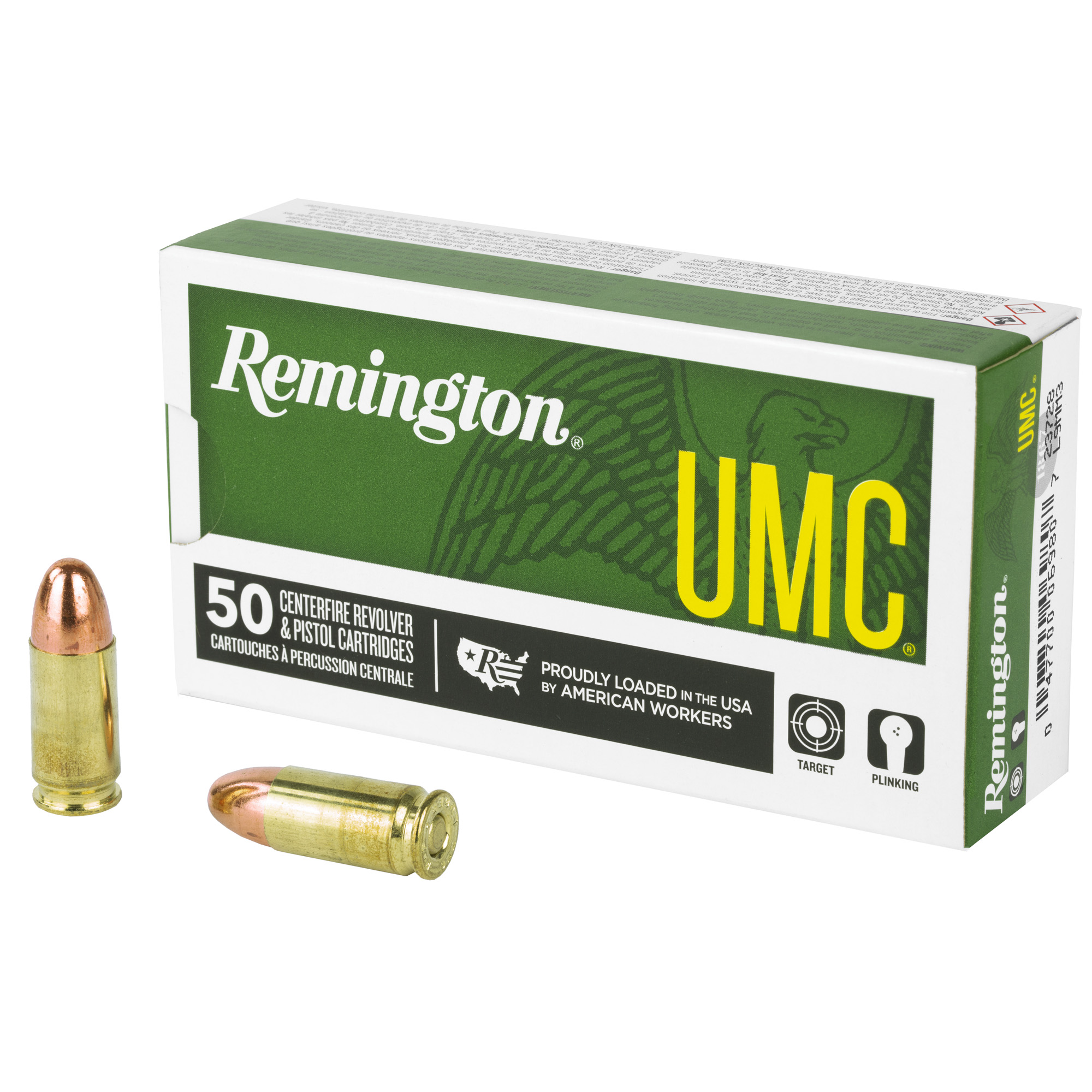 Bulk Remington UMC Luger FMJ Ammo
