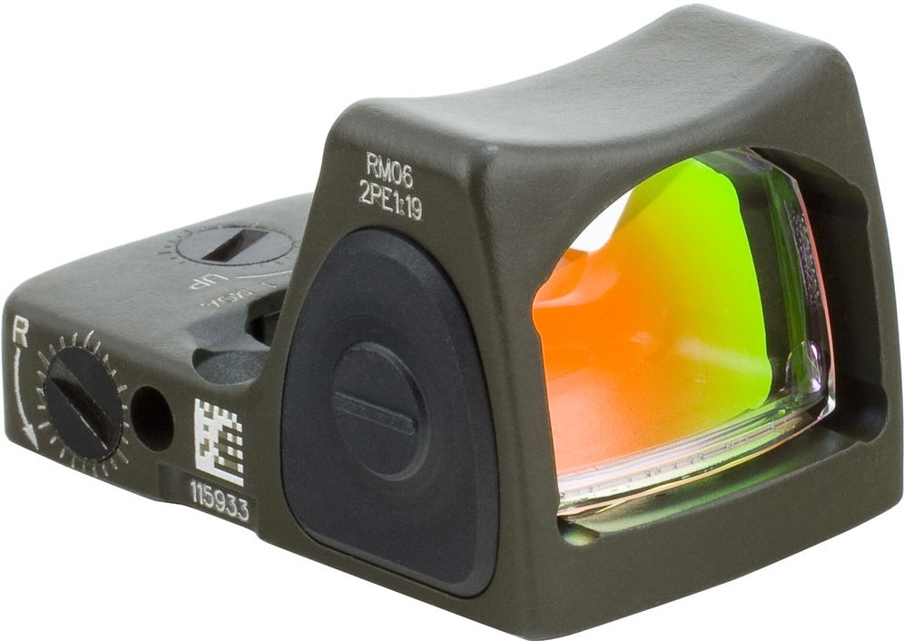 Trijicon RM06 RMR Type 2 Adjustable LED Reflex Sight - 3.25 MOA Red Dot