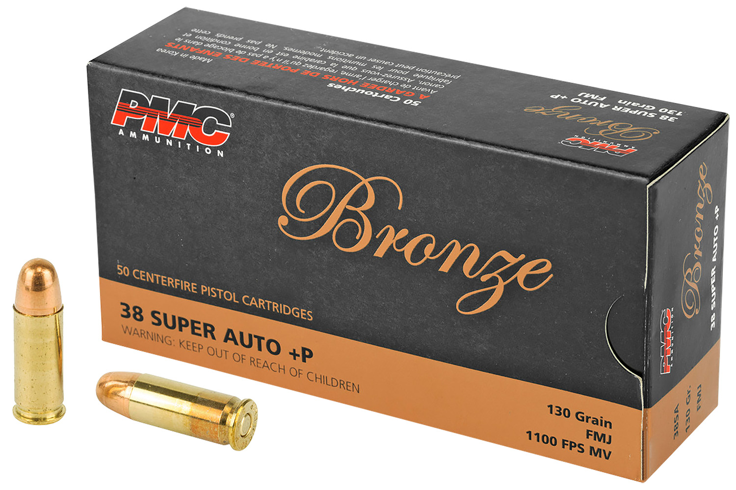 Bulk PMC Bronze FMJ +P Ammo