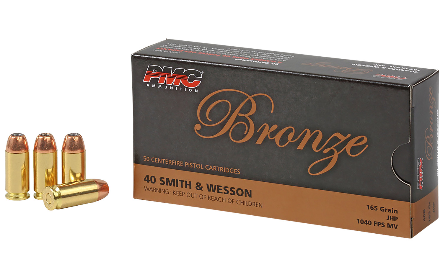 Bulk PMC Bronze JHP Ammo