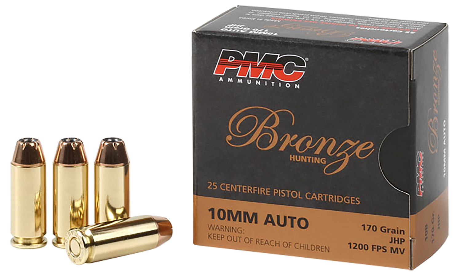 10mm Auto Ammo - PMC Bronze JHP PMC Bronze JHP Ammo