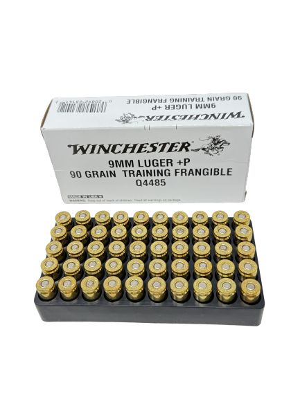 Winchester Luger Frangible Training +P Ammo