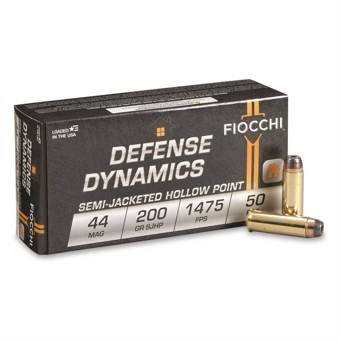 Fiocchi Defense Dynamics Rem Semi JHP Ammo