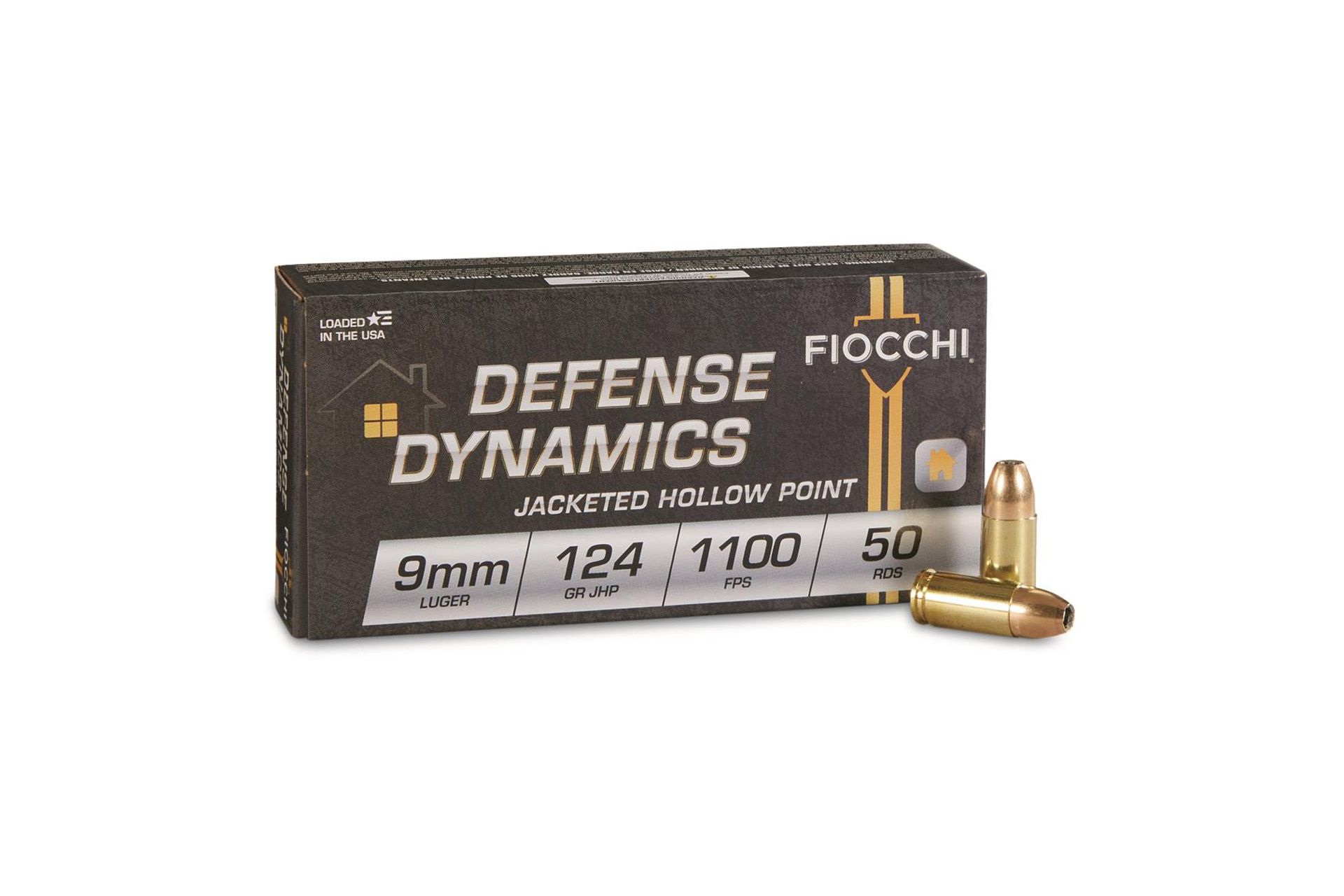 Fiocchi Defense Dynamics Luger JHP Ammo