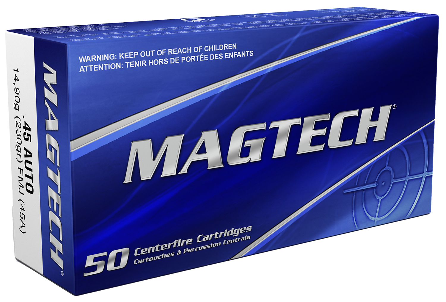 45 ACP/Auto Ammo - Magtech RangeTraining FMJ Magtech RangeTraining FMJ Ammo