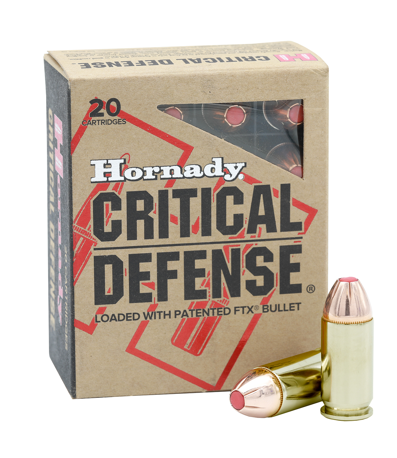Hornady Critical Defense Flex Tip EXpanding +P Ammo