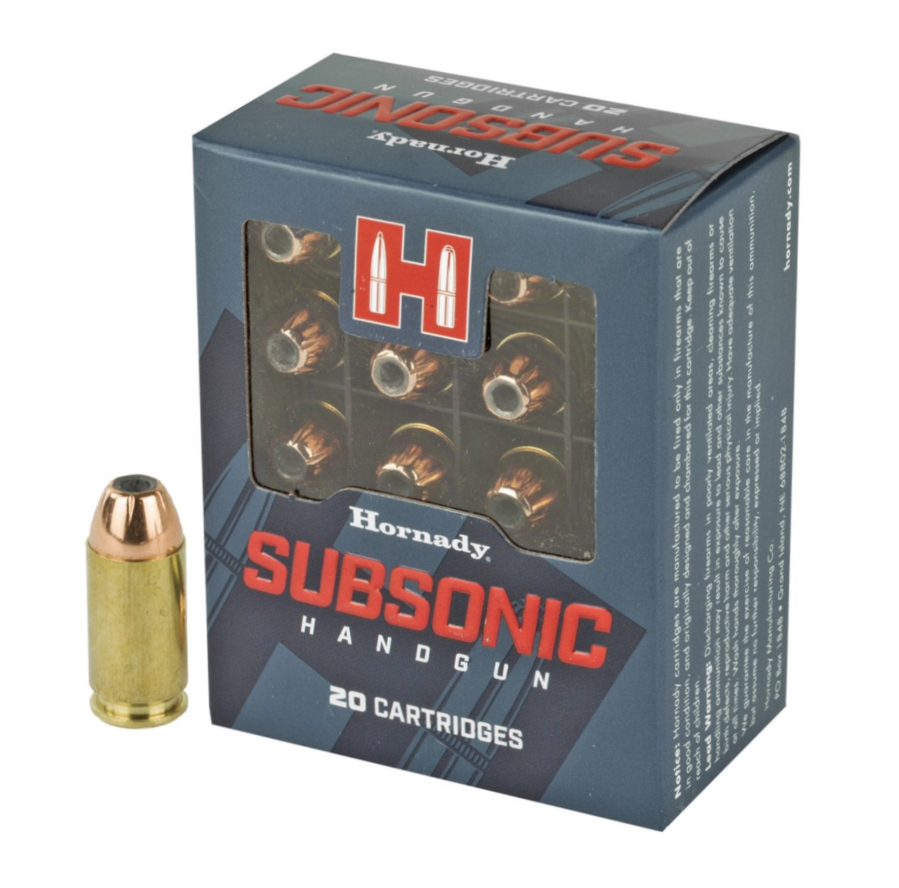 Hornady Subsonic XTP Ammo
