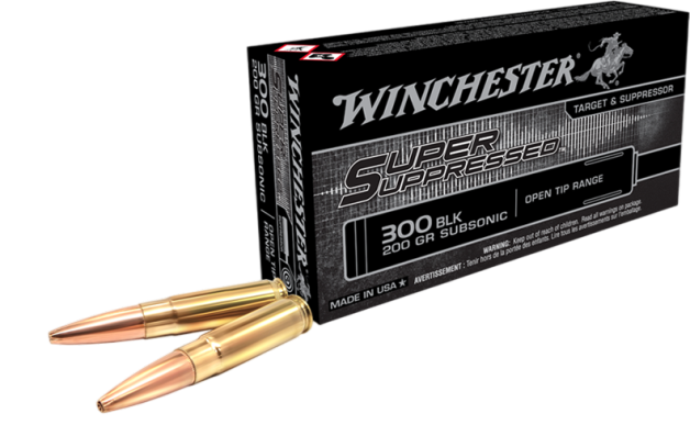 Winchester Super Suppressed Open Tip Range Ammo