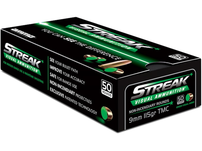 Bulk Inc Luger Streak Visual TMJ Ammo