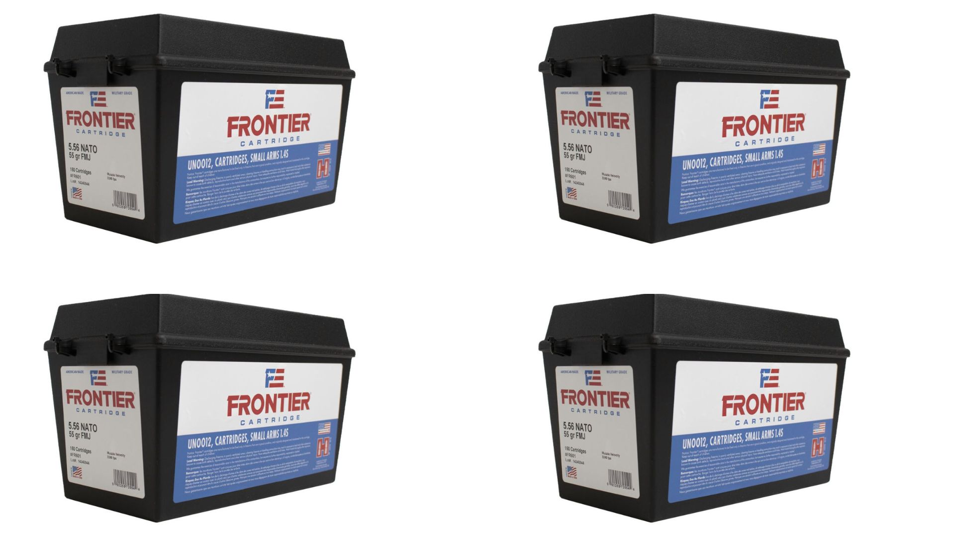 Bulk HORNADY Frontier In Can FMJ Ammo