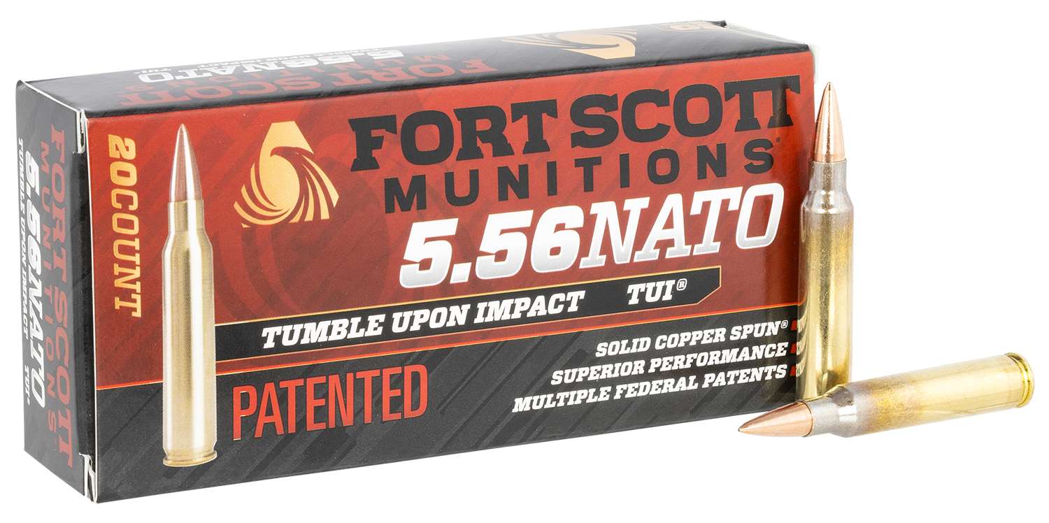 Fort Scott Munitions SCS TUMBLE UPON IMPACT TUI Ammo