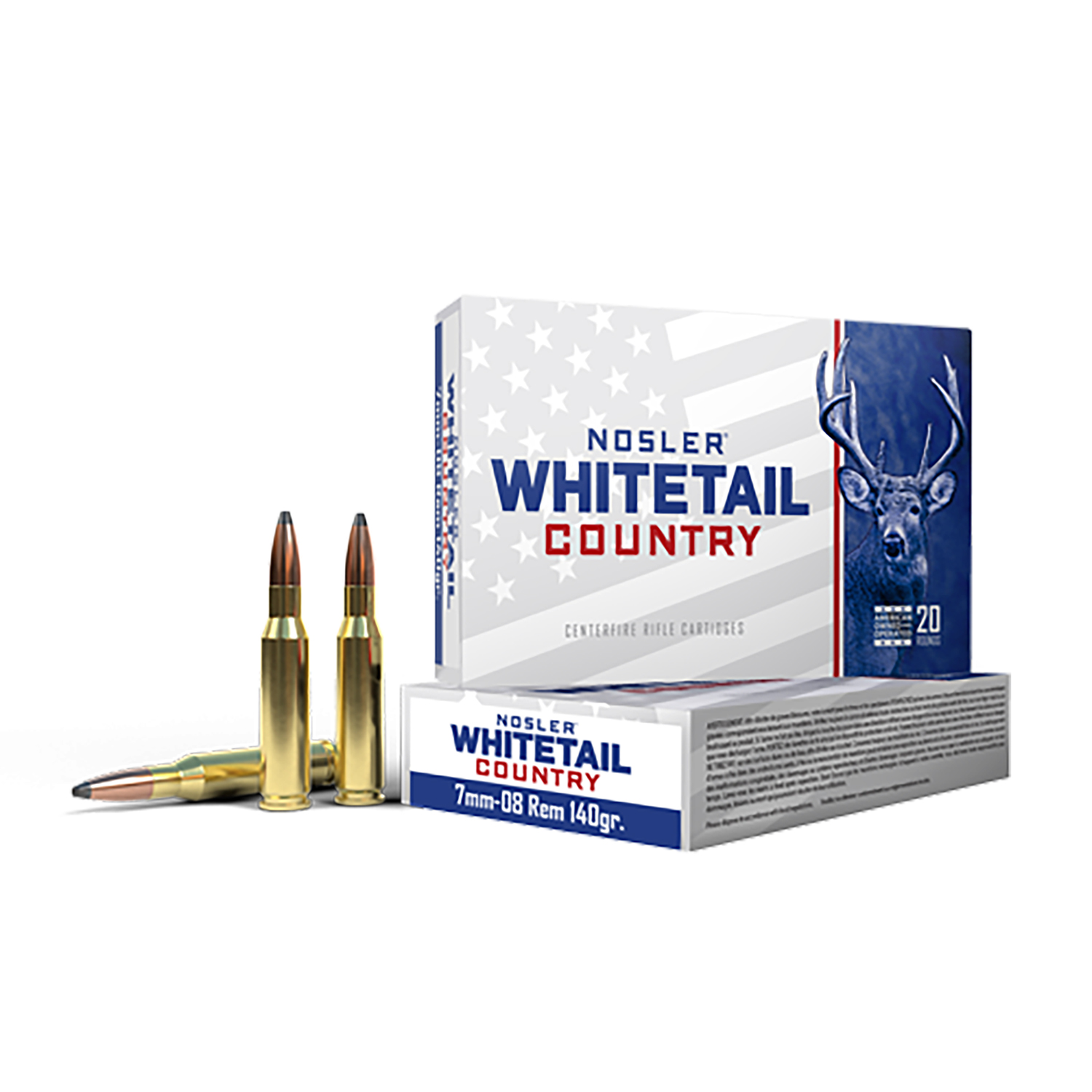 Nosler Whitetail Country Solid Base SP Ammo