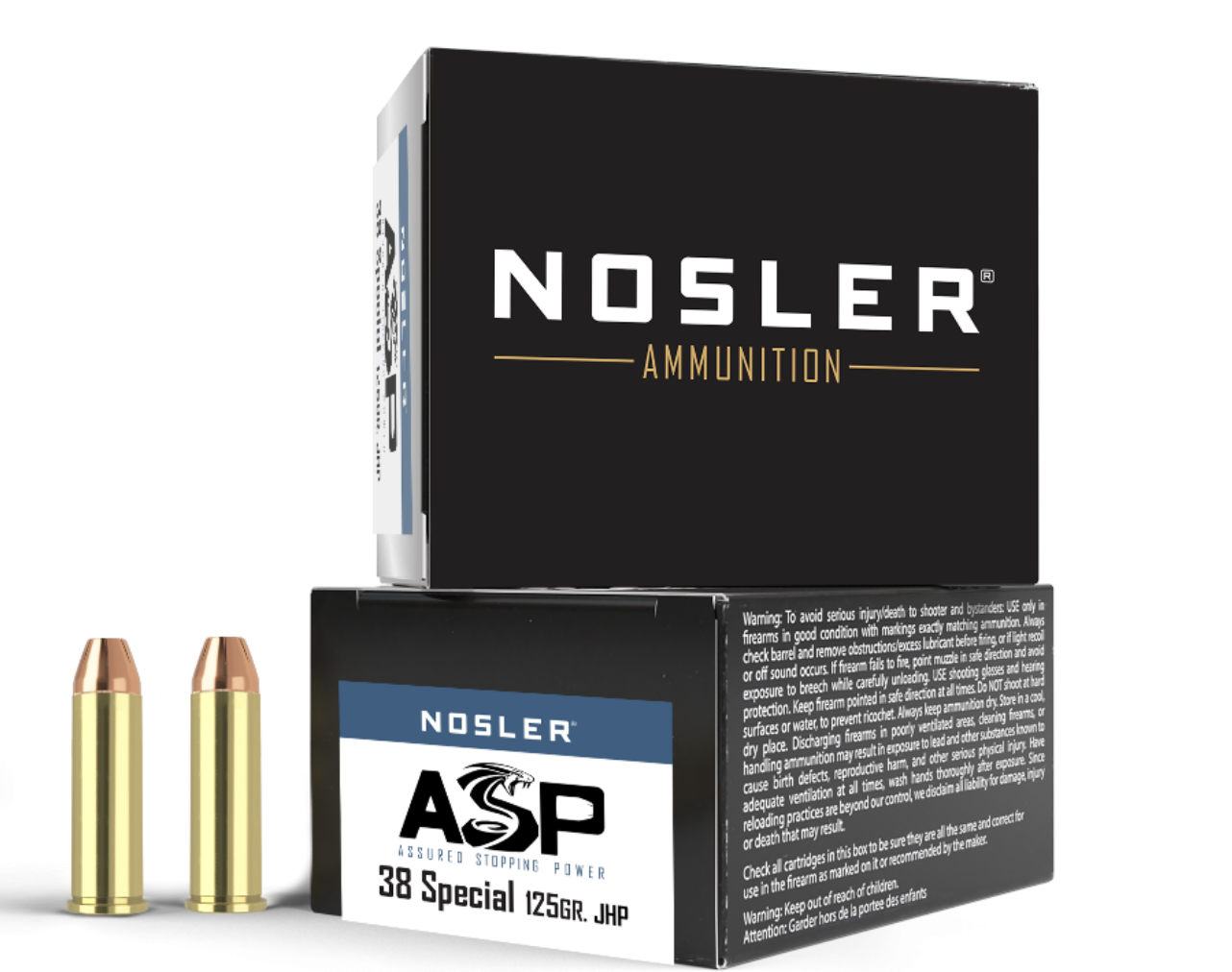 Nosler ASP JHP Ammo